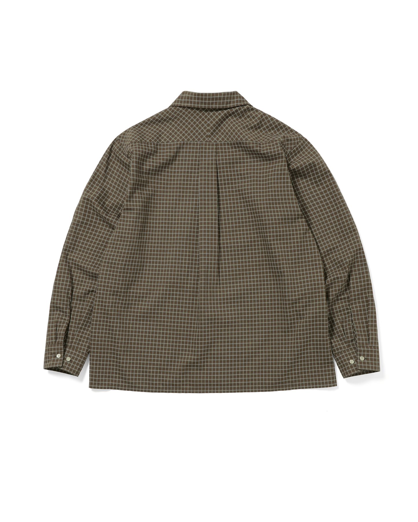 PAPER X LINEN PLAID SHIRT