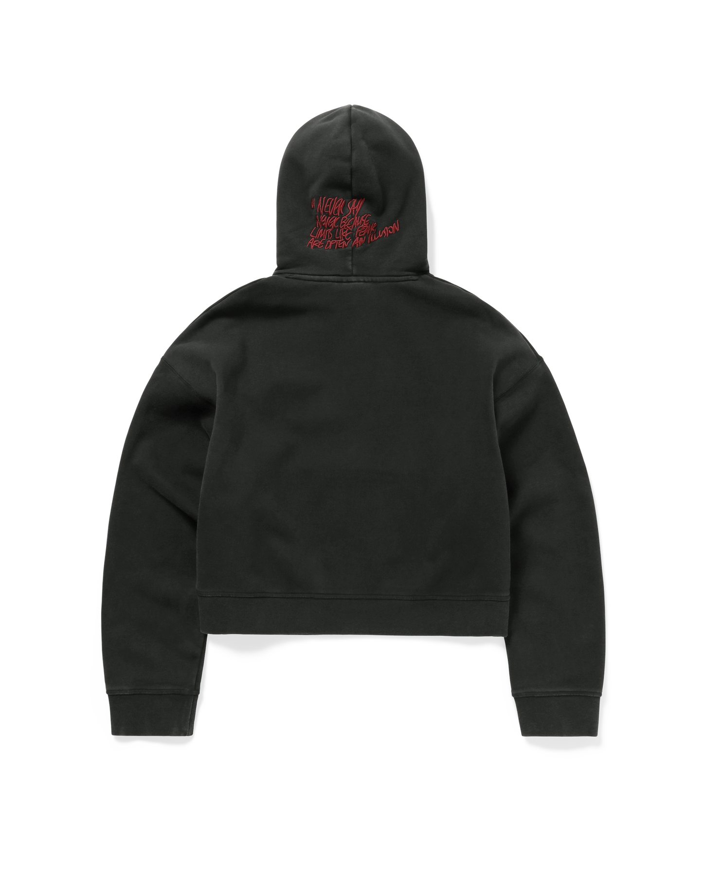M J IH CROP HOODIE