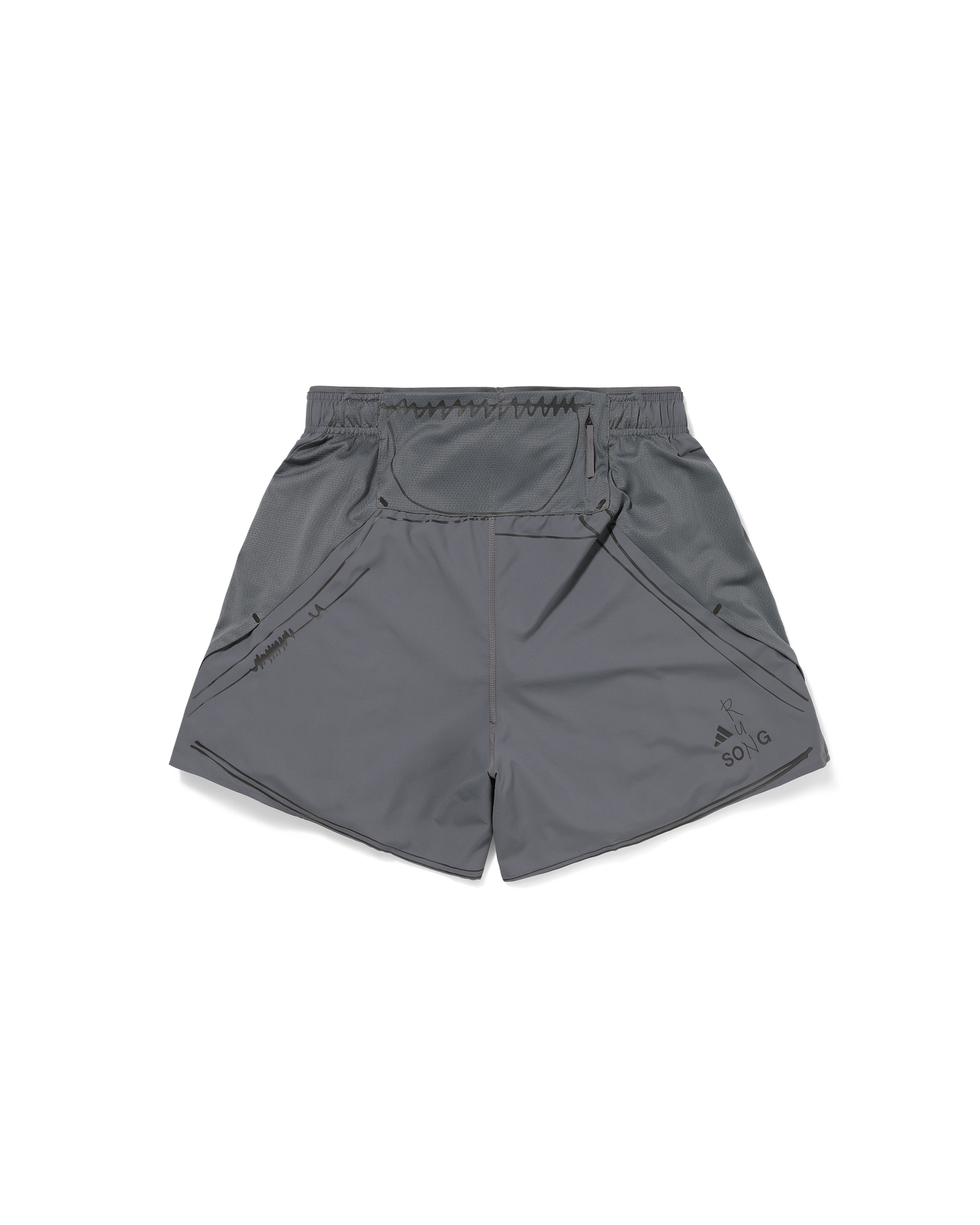 X SONG FOR THE MUTE ADI365 RUNNING SHORTS 5" (MEN)