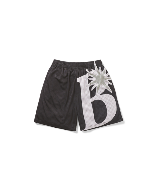 B LOGO MESH SHORT