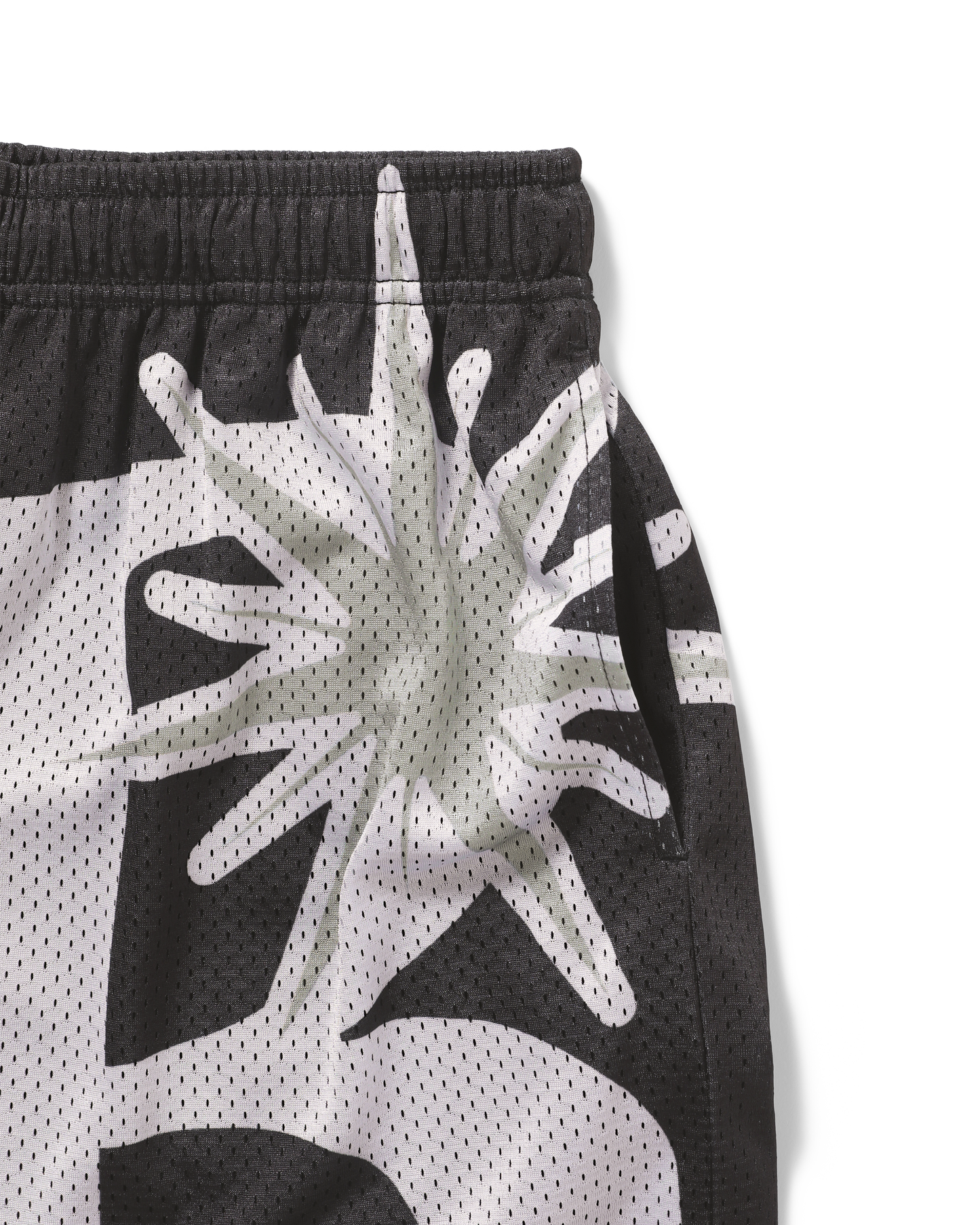 B LOGO MESH SHORT