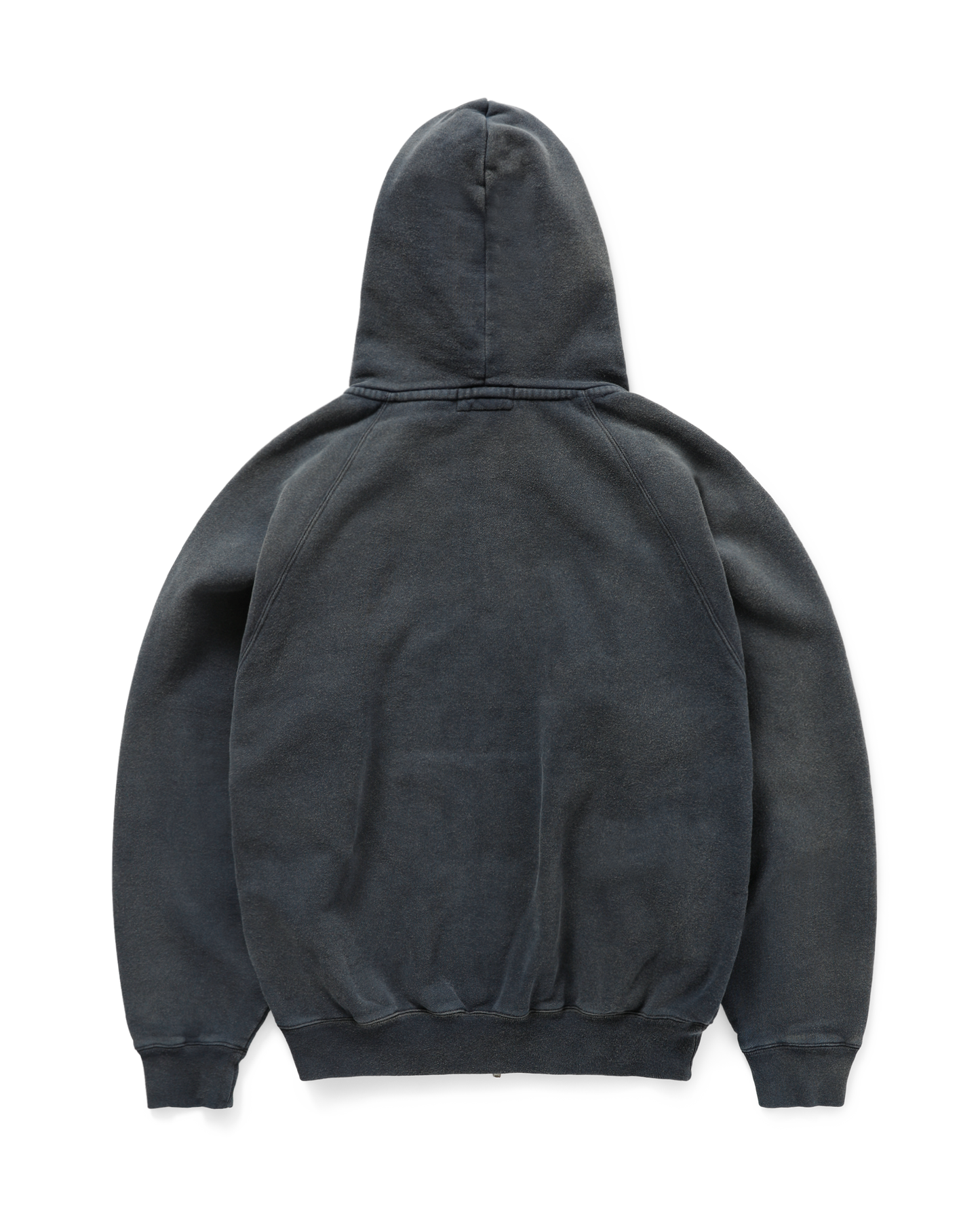 WASHED LUCKEY LOGO ZIP HOODIE
