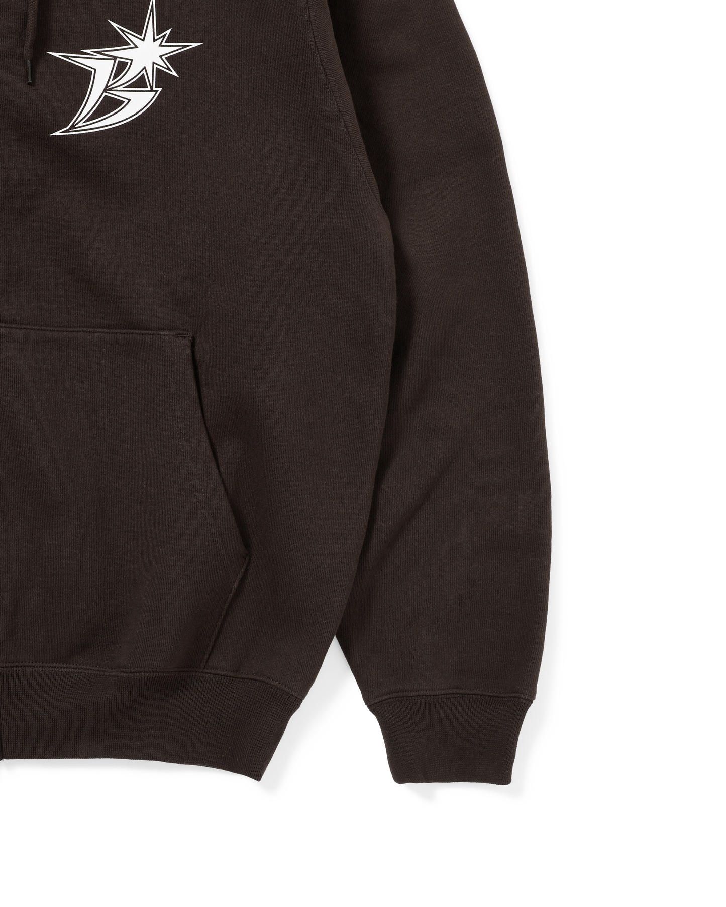 B LOGO ZIP HOODIE