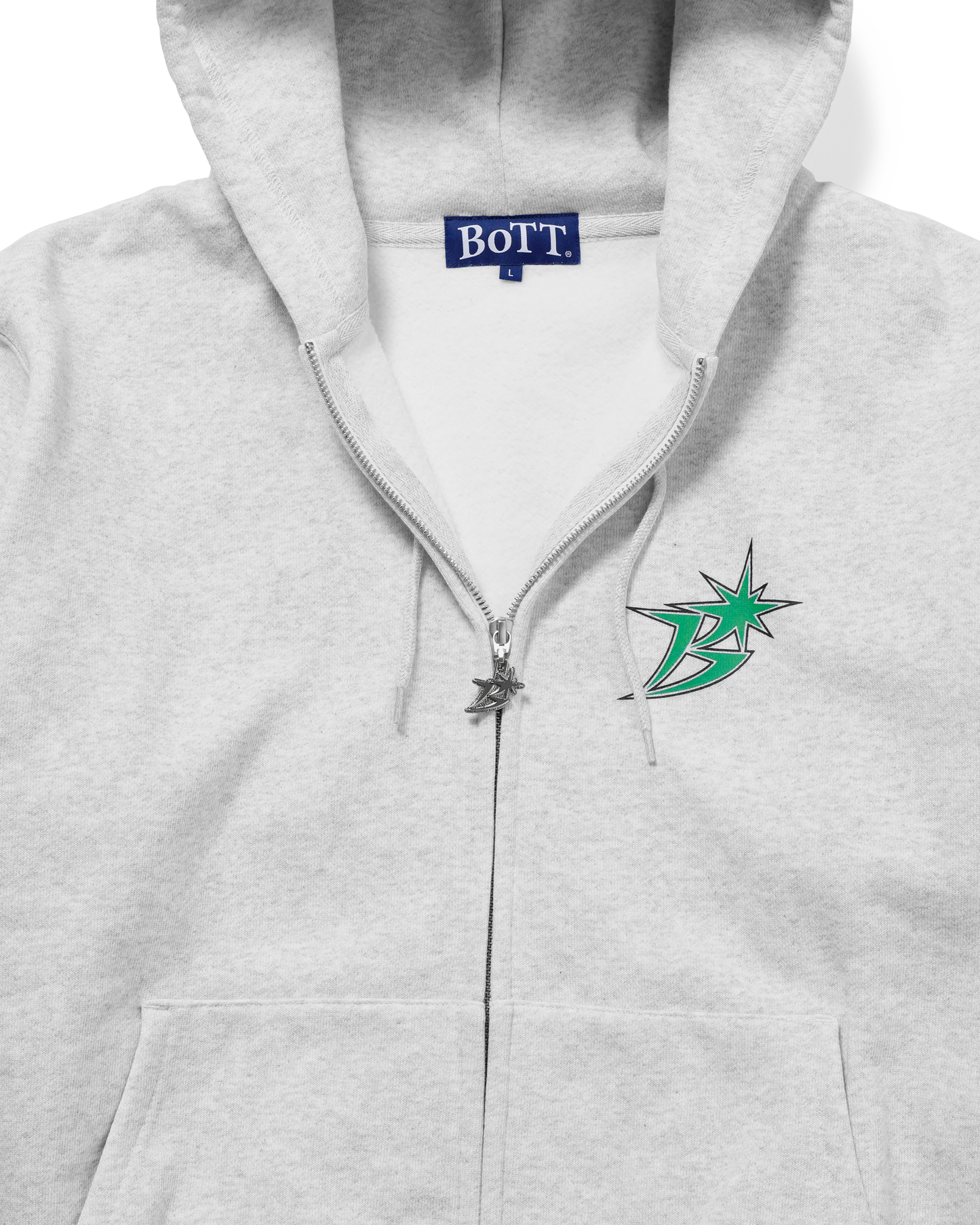 B LOGO ZIP HOODIE