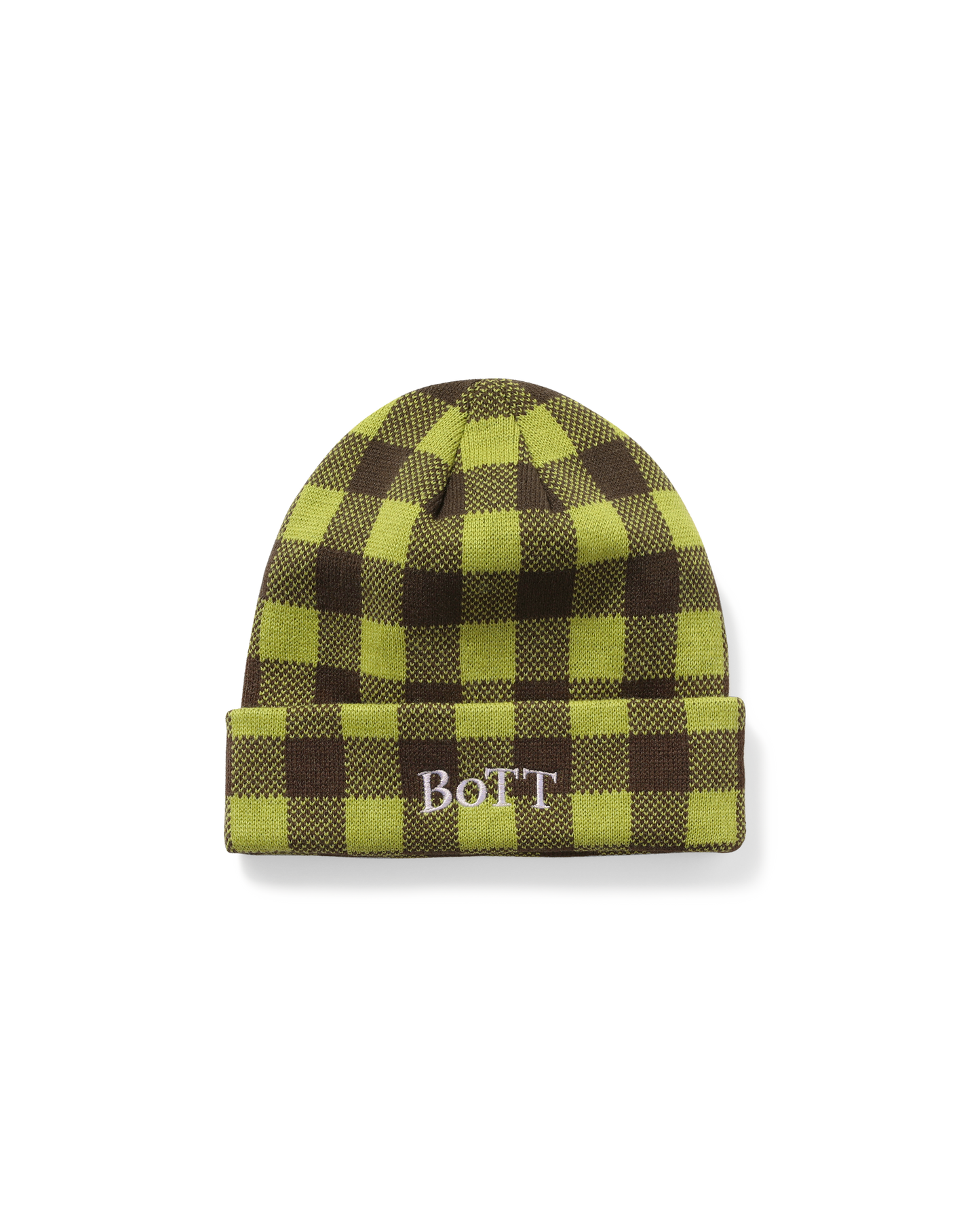 GINGHAM CHECK BEANIE