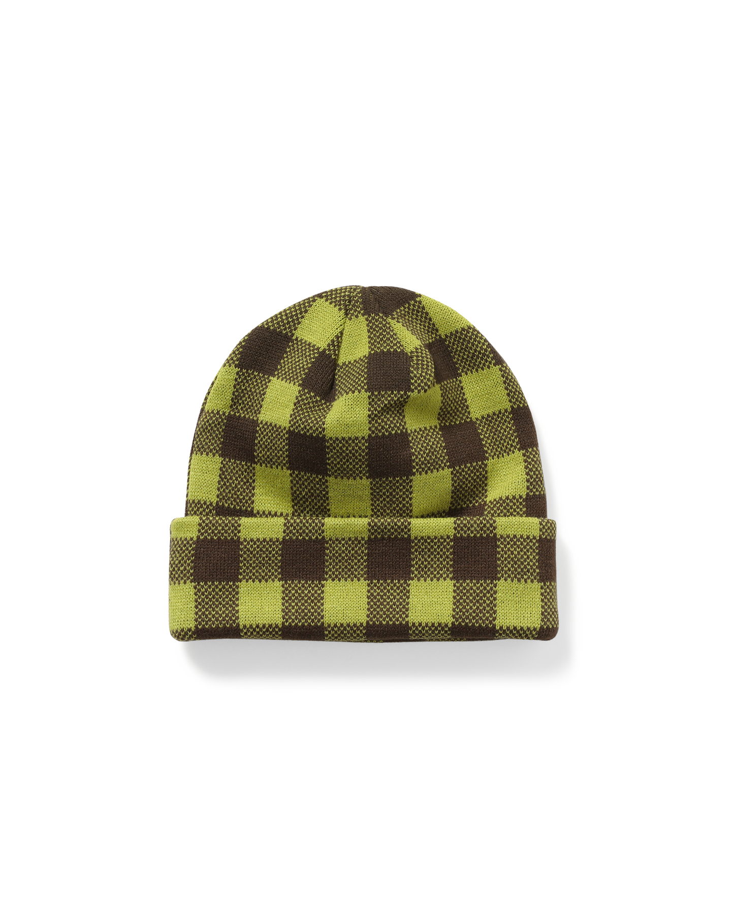 GINGHAM CHECK BEANIE