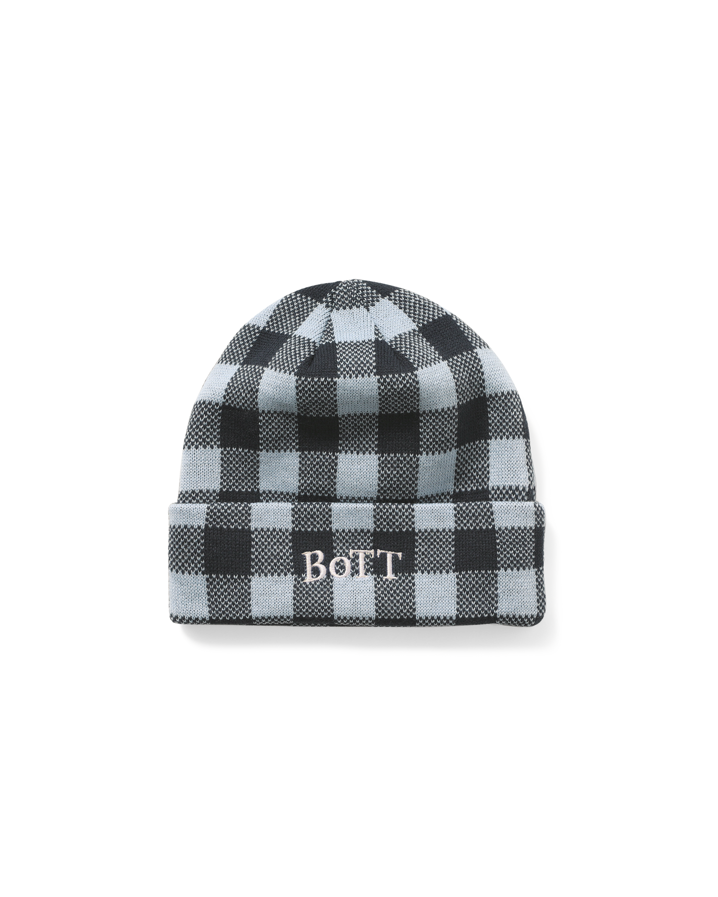 GINGHAM CHECK BEANIE
