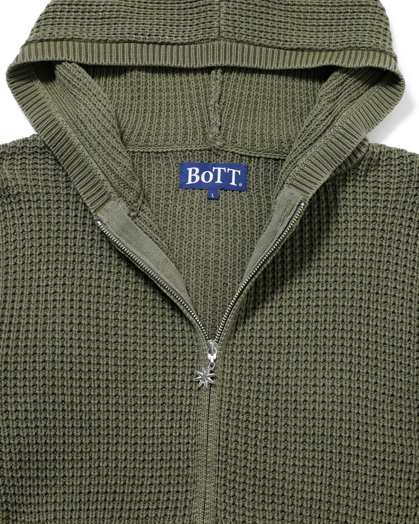 KNIT ZIP HOODIE