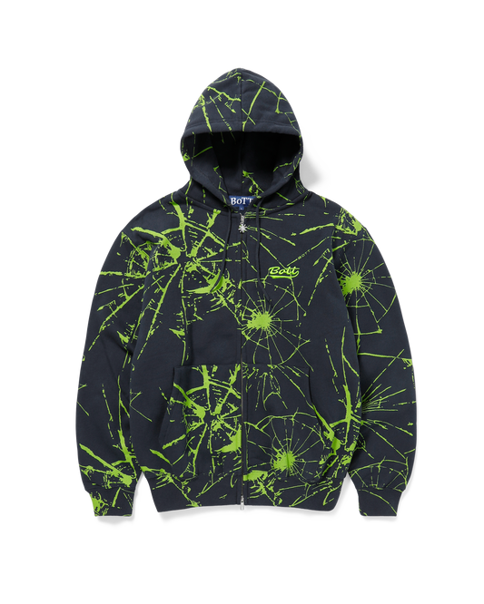 SHATTERED ZIP HOODIE