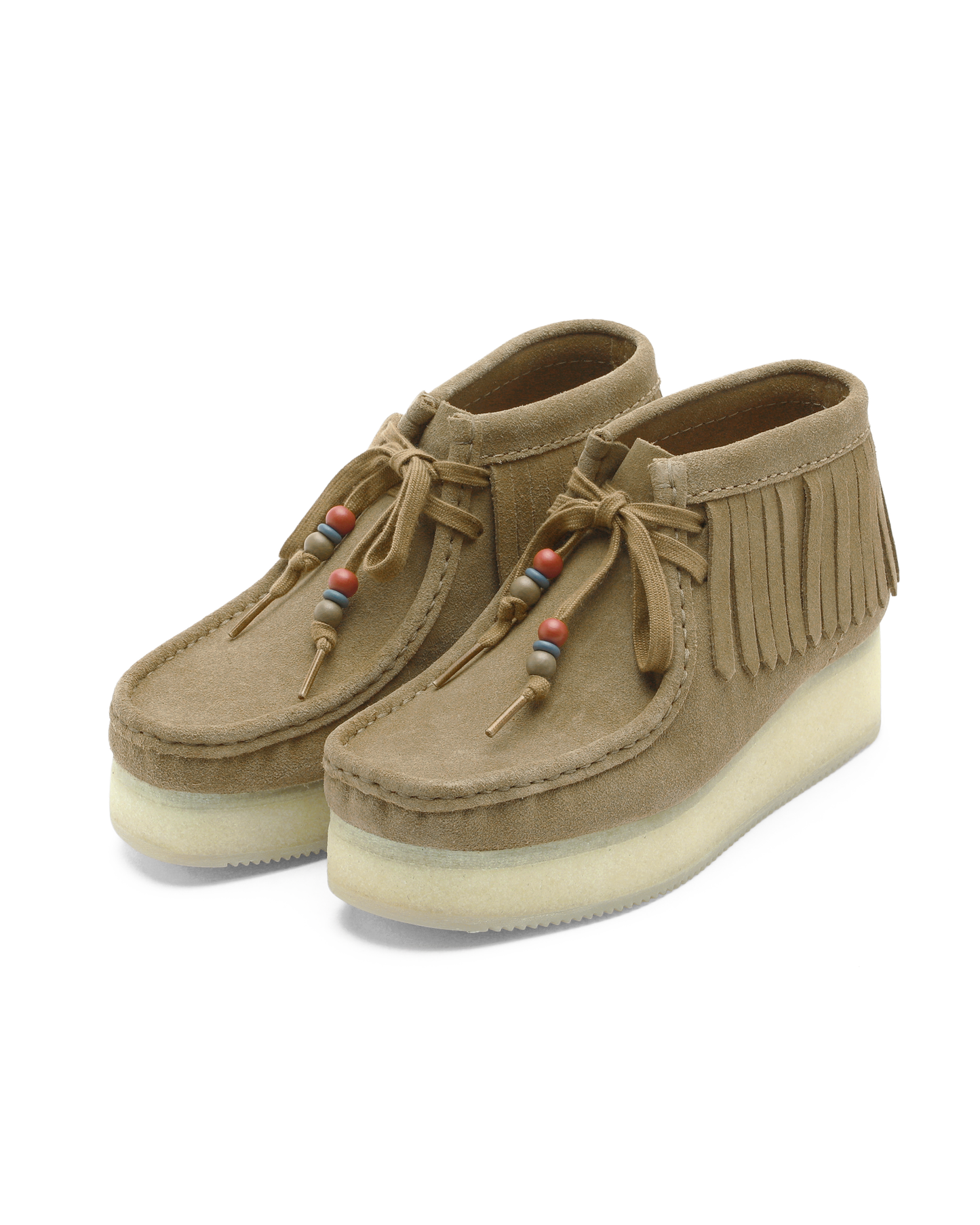 W WALLABEE WEDGE FRINGE