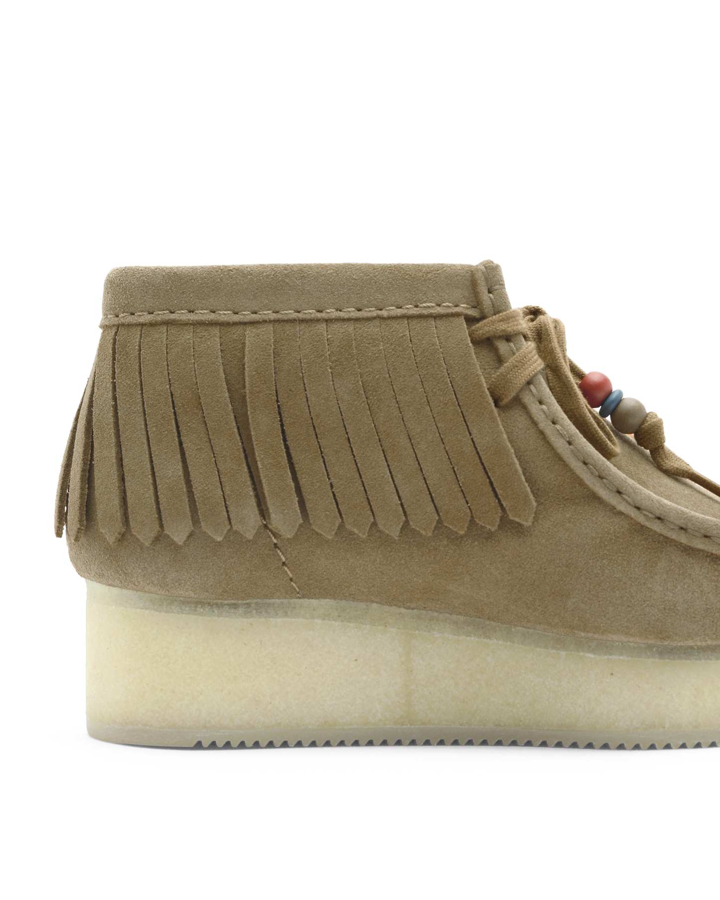 W WALLABEE WEDGE FRINGE