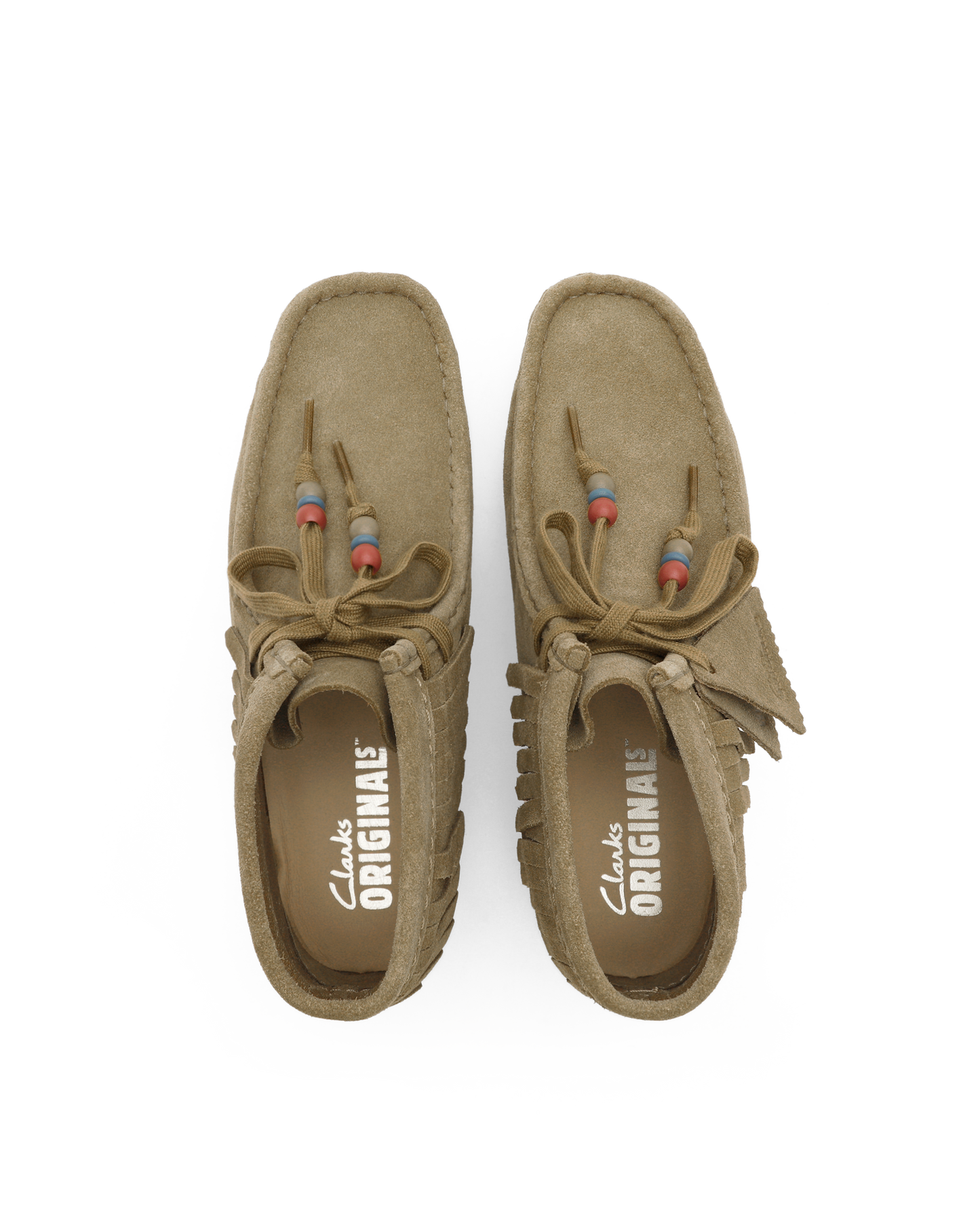 W WALLABEE WEDGE FRINGE