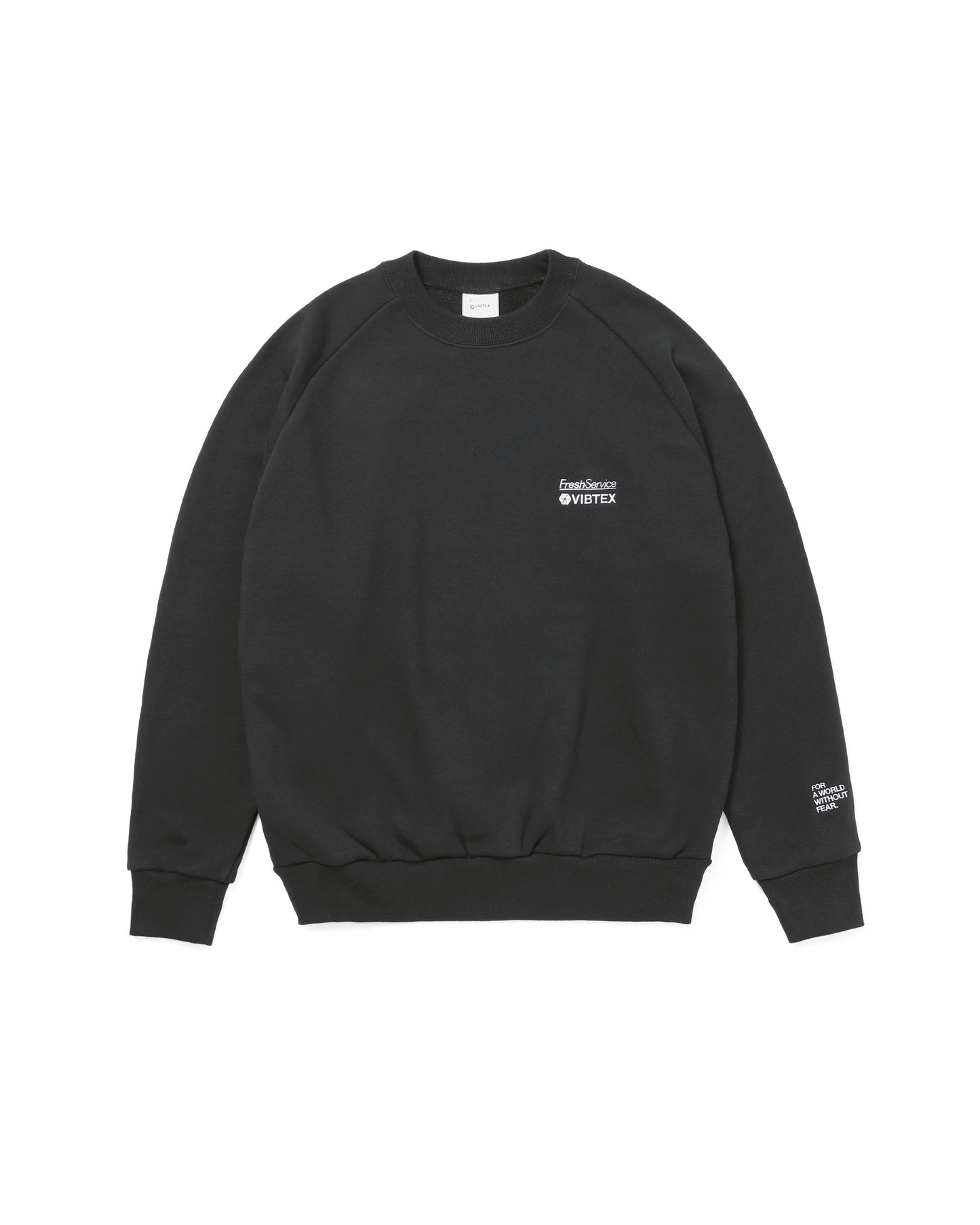 VIBTEX FOR FRESHSERVICE SWEAT CREW NECK PULLOVER