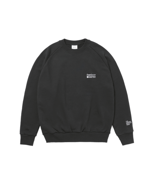 VIBTEX FOR FRESHSERVICE SWEAT CREW NECK PULLOVER