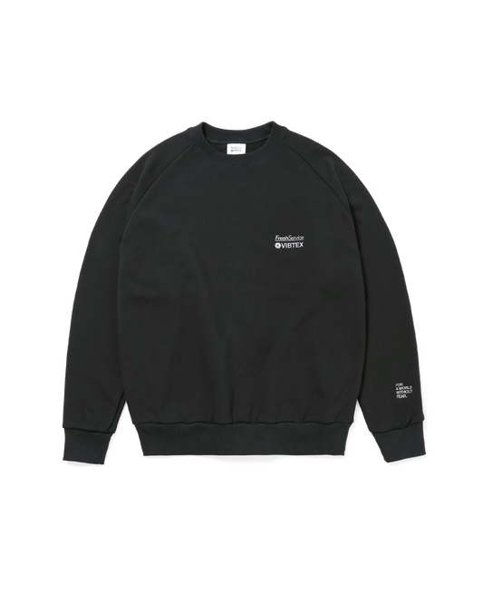 VIBTEX FOR FRESHSERVICE SWEAT CREW NECK PULLOVER