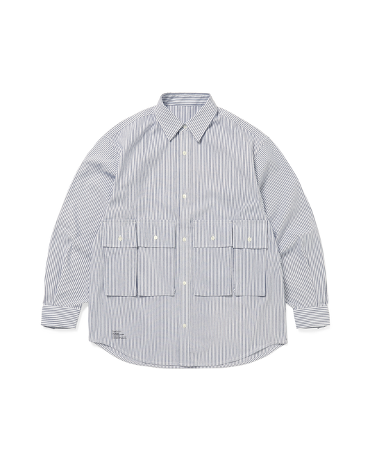 DRY OXFORD FLAP POCKET L/S SHIRT