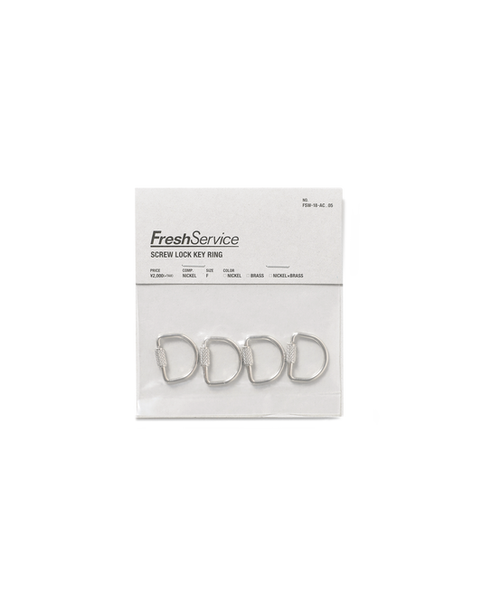 SCREW LOCK KEY RING