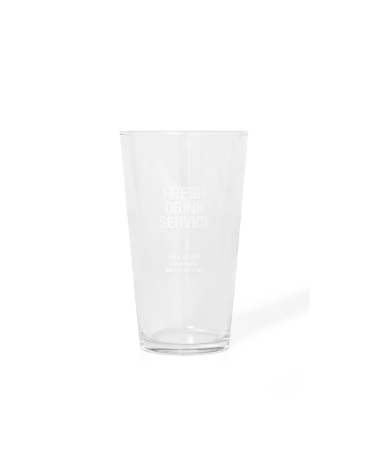 FDS_16OZ GLASS "TUNE | T COFFEE"