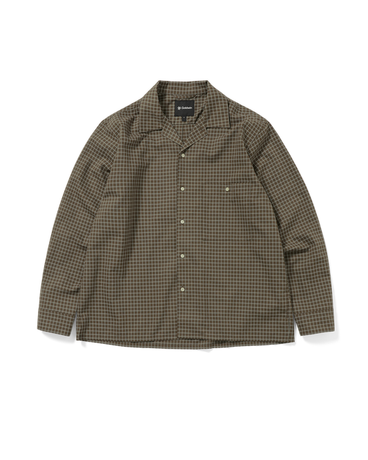 PAPER X LINEN PLAID SHIRT