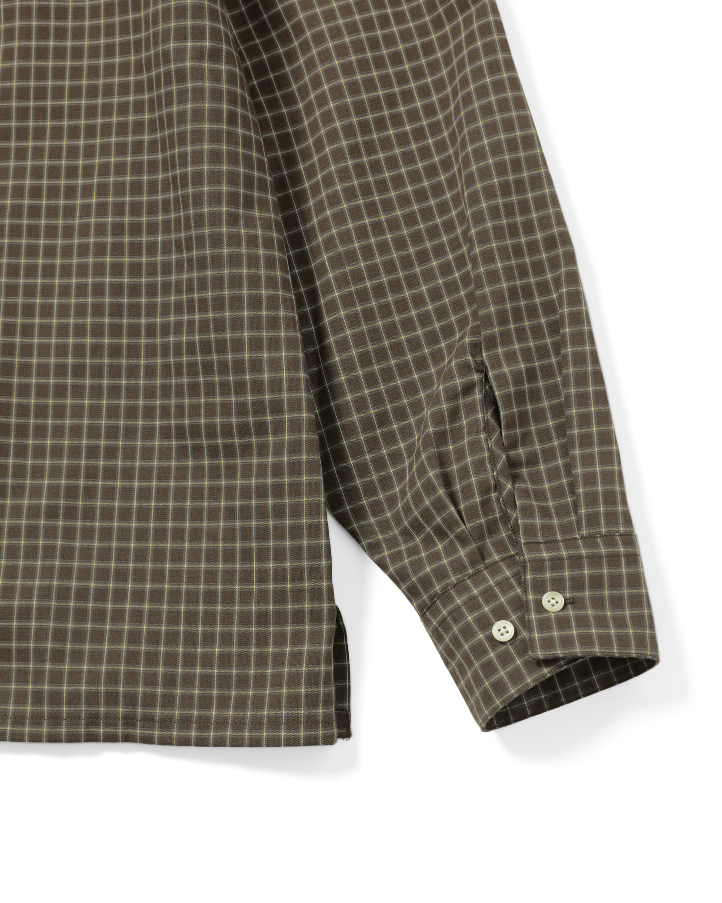PAPER X LINEN PLAID SHIRT