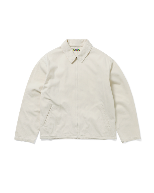 HERRINGBONE ZIP JACKET
