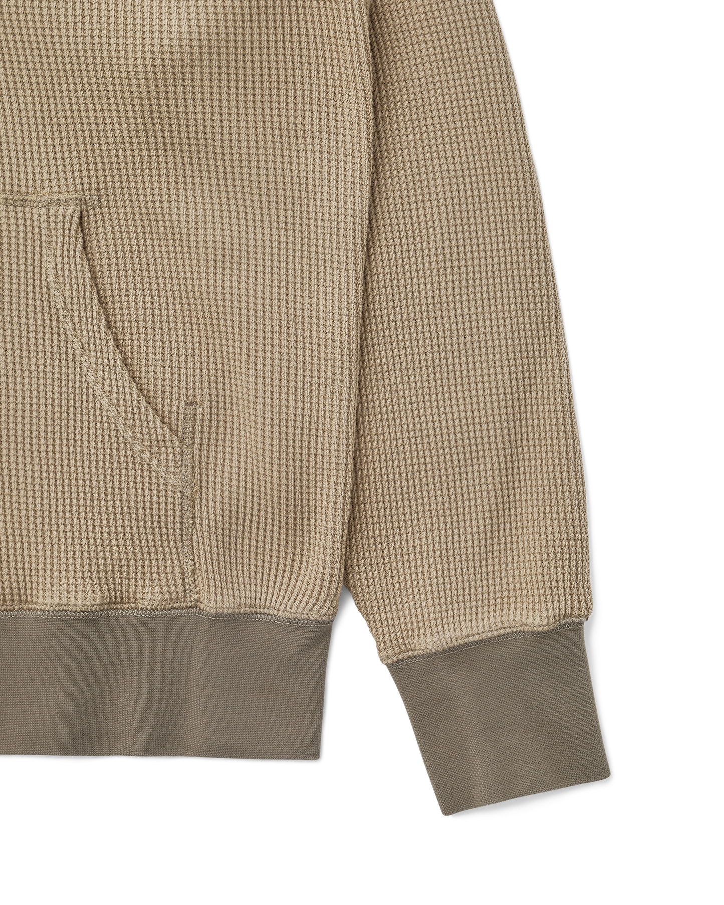 WAFFLE FULL ZIP HOODIE