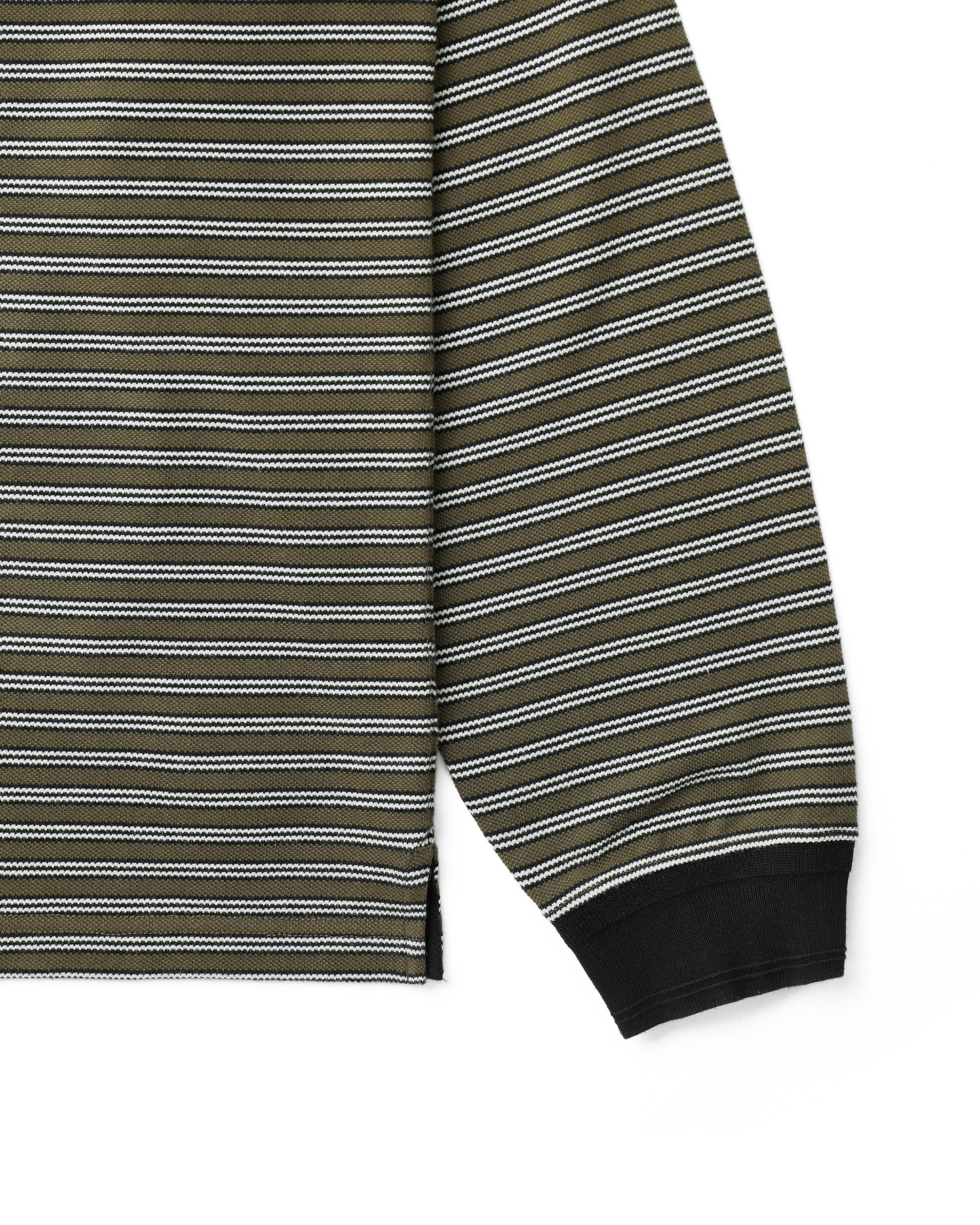 STRIPE HENLEY L/S TEE