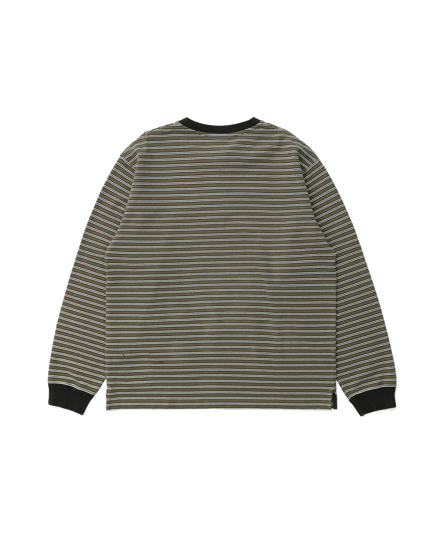 STRIPE HENLEY L/S TEE