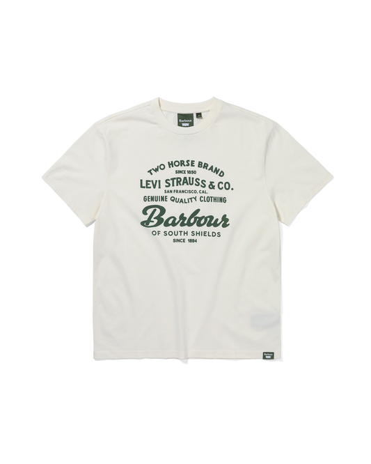 X BARBOUR TEE