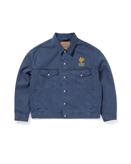 X WORLD CUP TYPE III TRUCKER JACKET 'TEAM FRANCE'