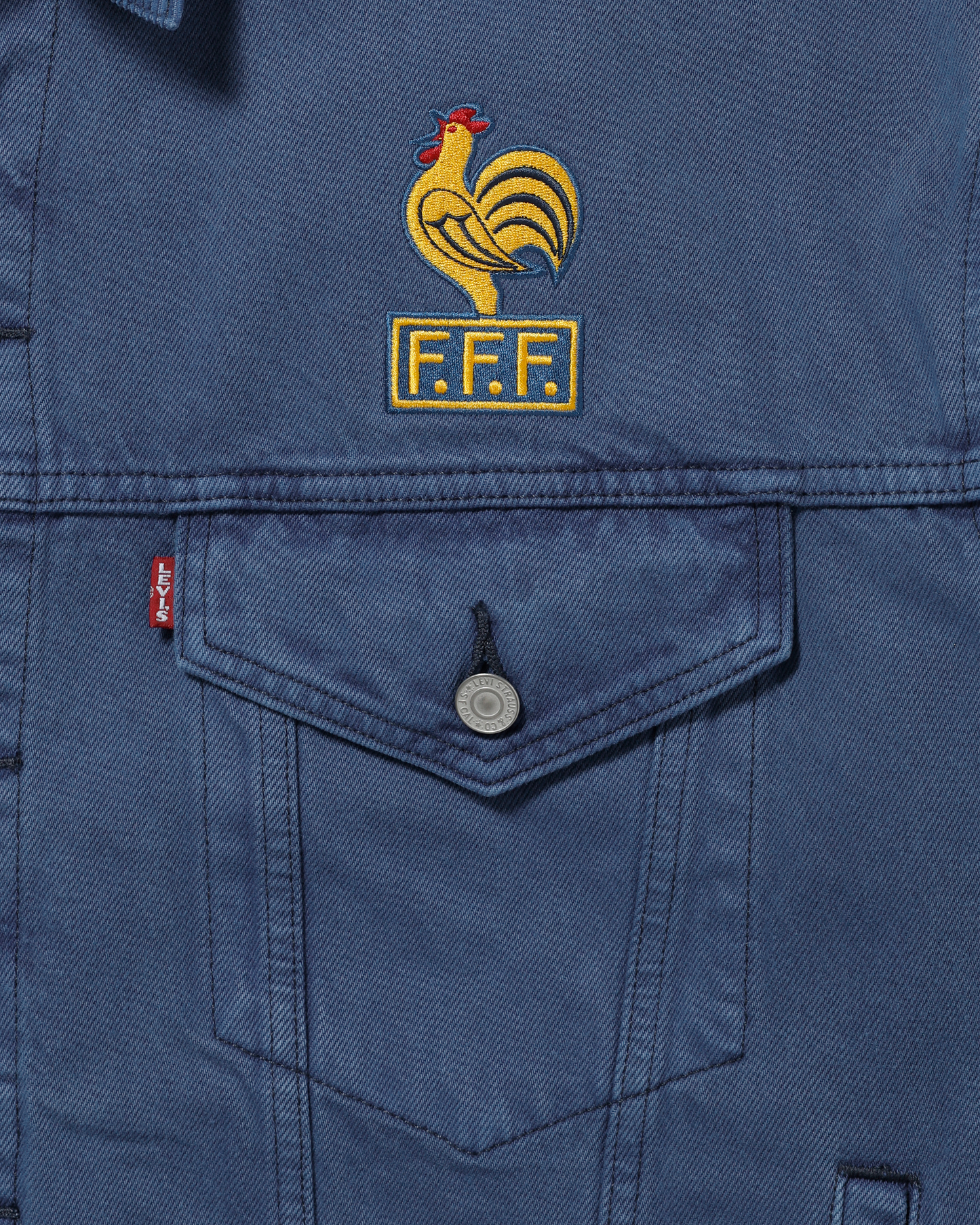 X WORLD CUP TYPE III TRUCKER JACKET 'TEAM FRANCE'