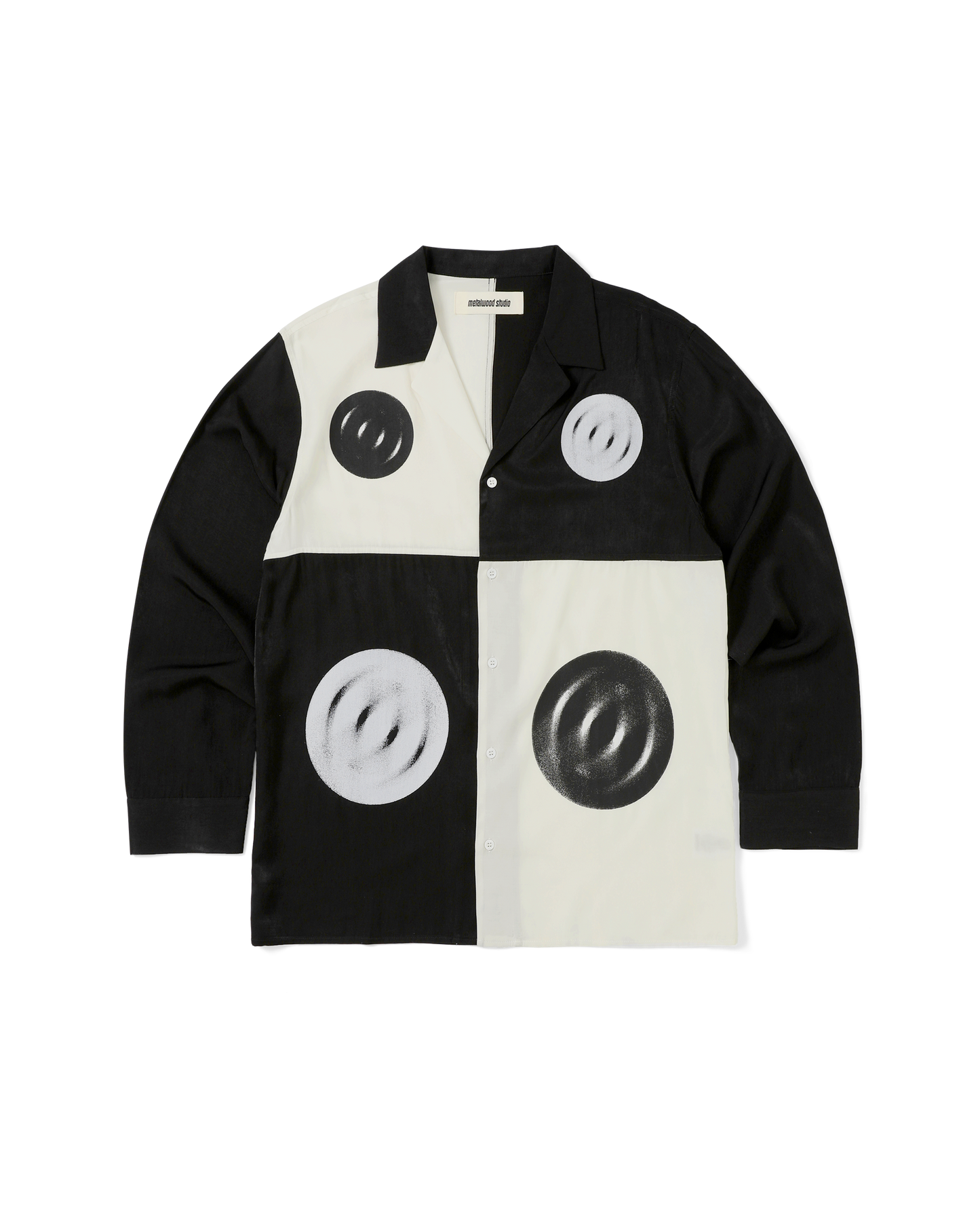 BACKSPIN LS OPEN COLLAR SHIRT