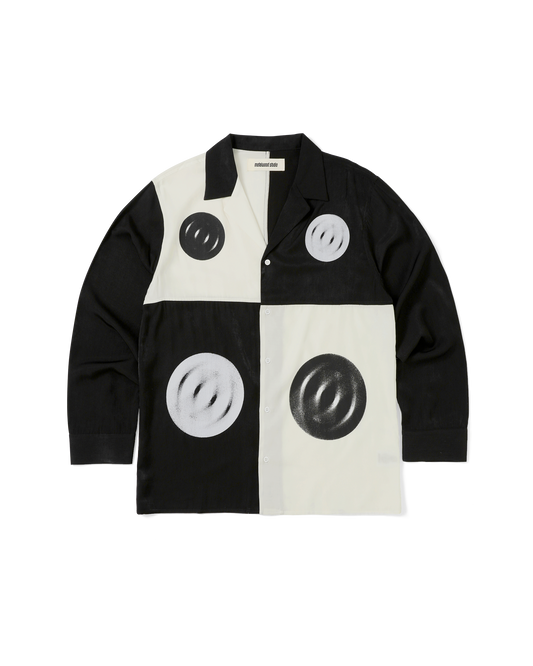 BACKSPIN LS OPEN COLLAR SHIRT