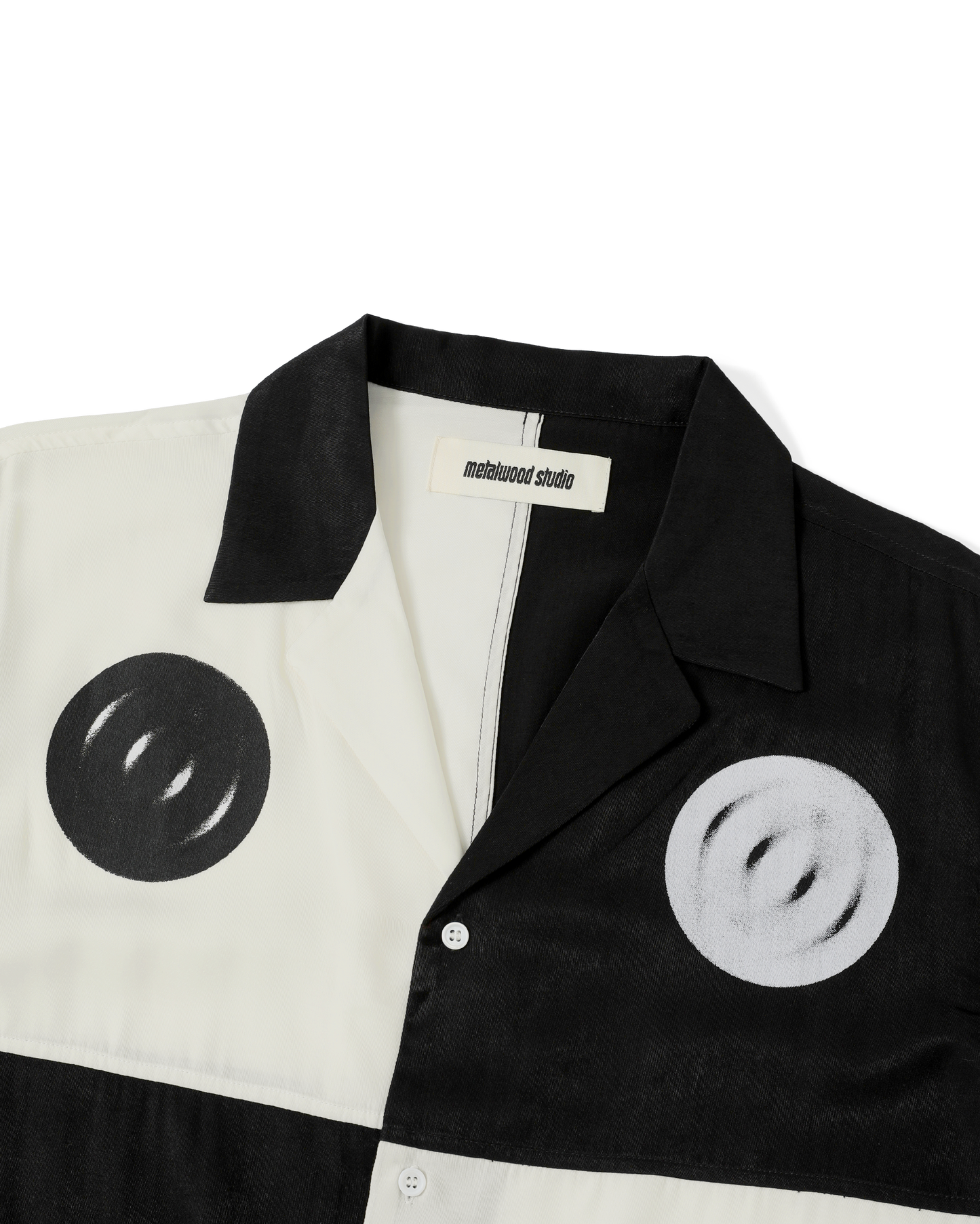 BACKSPIN LS OPEN COLLAR SHIRT