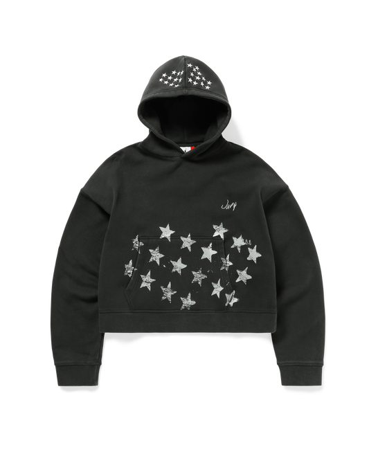 M J IH CROP HOODIE