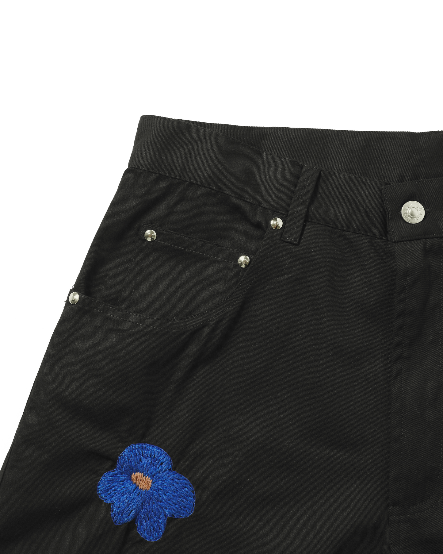 FLORAL HAND EMBROIDERY PANTS