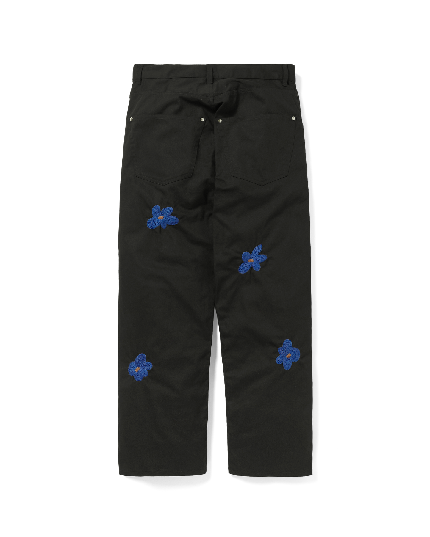 FLORAL HAND EMBROIDERY PANTS