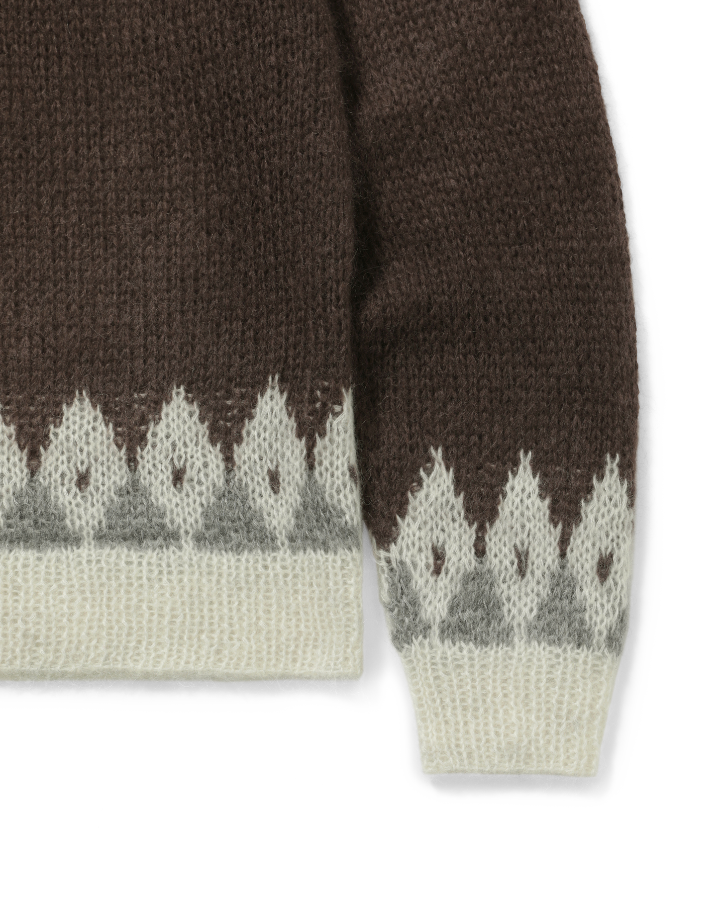 HAND KNIT SNOWFLAKE SWEATER