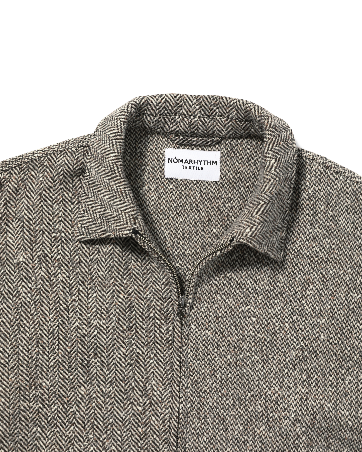 TWEED ZIP FRONT BLOUSON