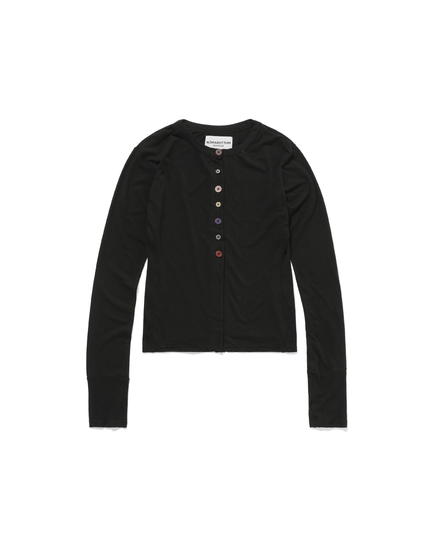 MULTI BUTTON RIB CARDIGAN