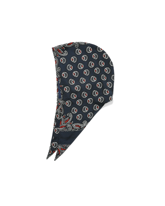 PAISLEY SILK HOODY SCARF