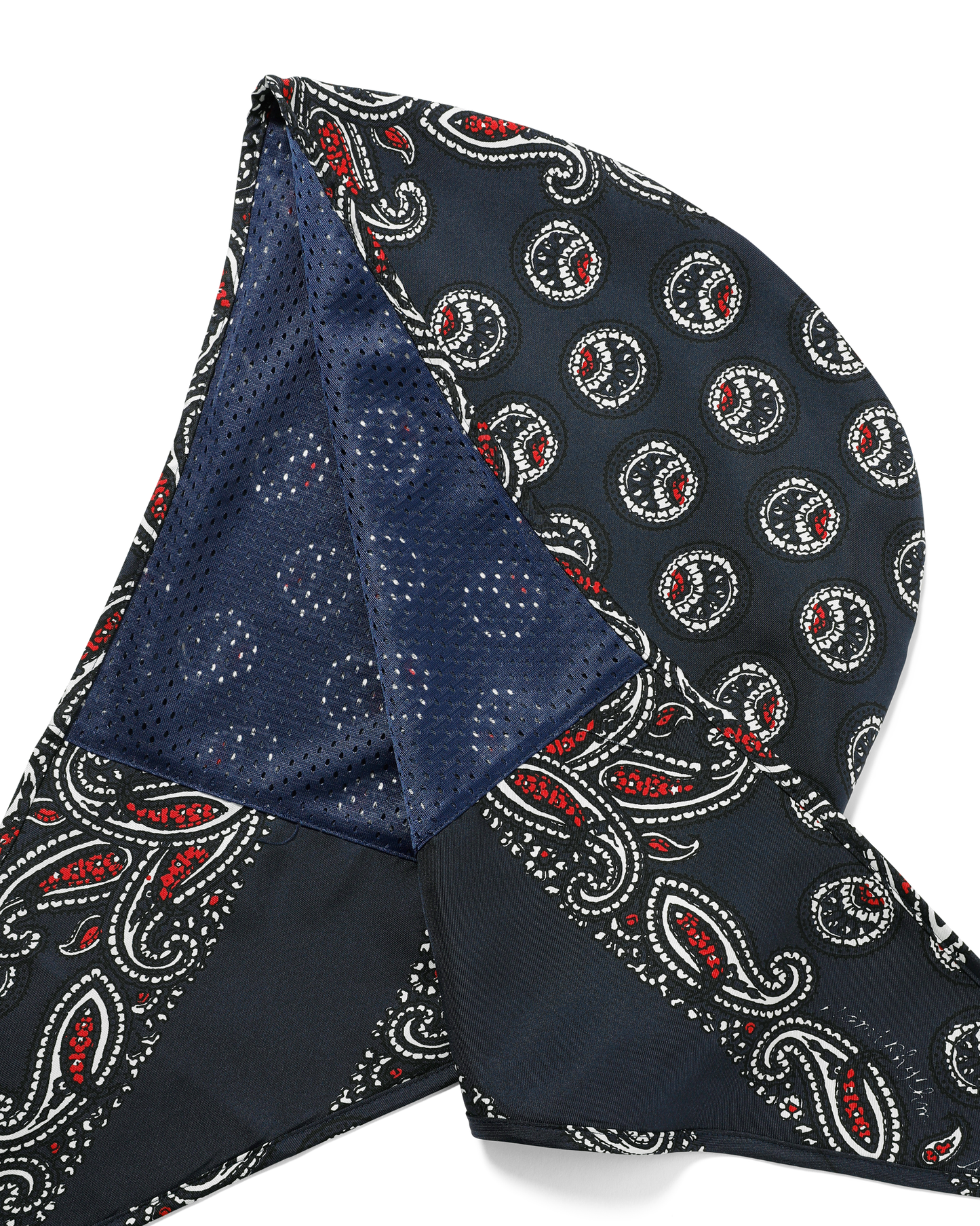 PAISLEY SILK HOODY SCARF
