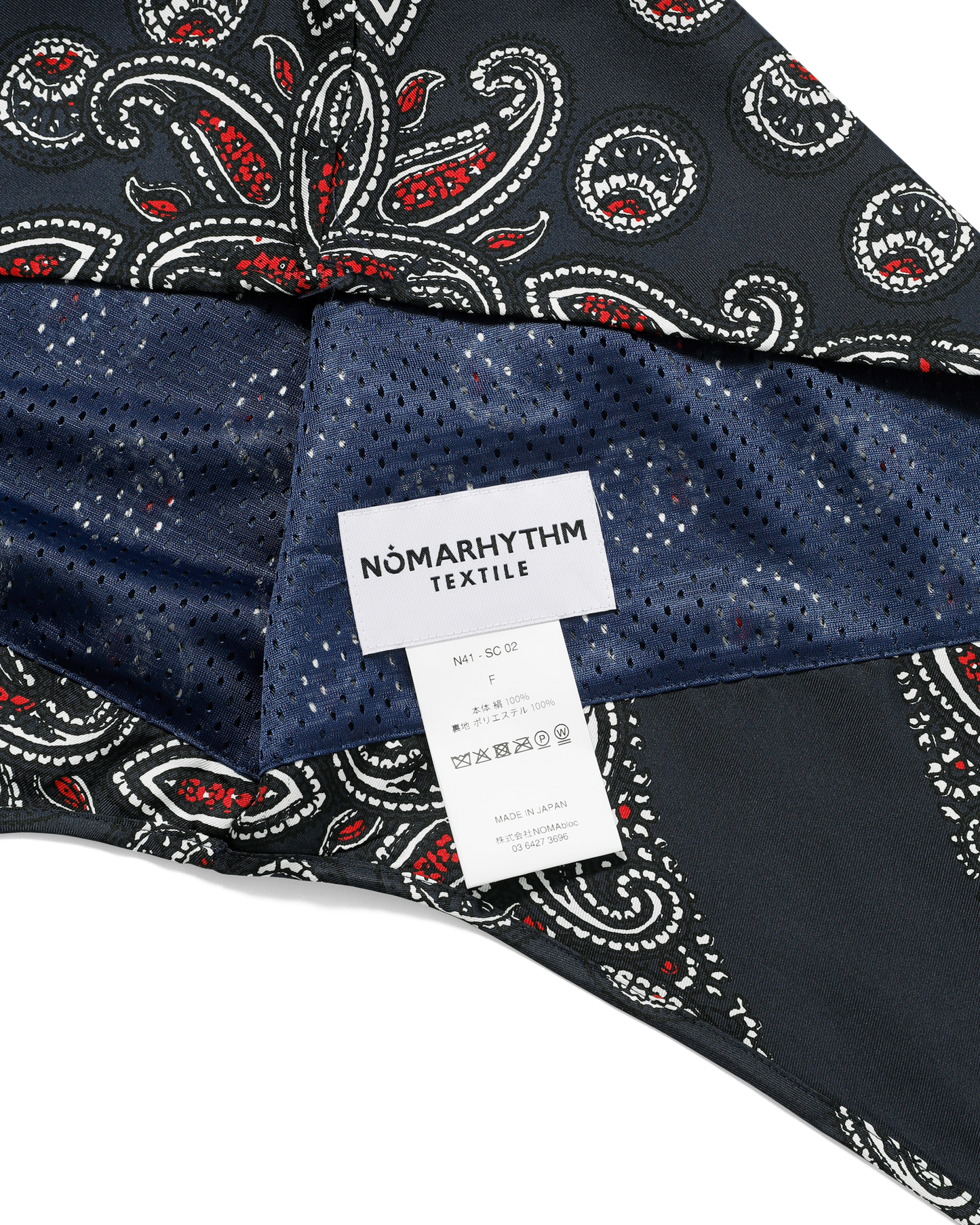 PAISLEY SILK HOODY SCARF