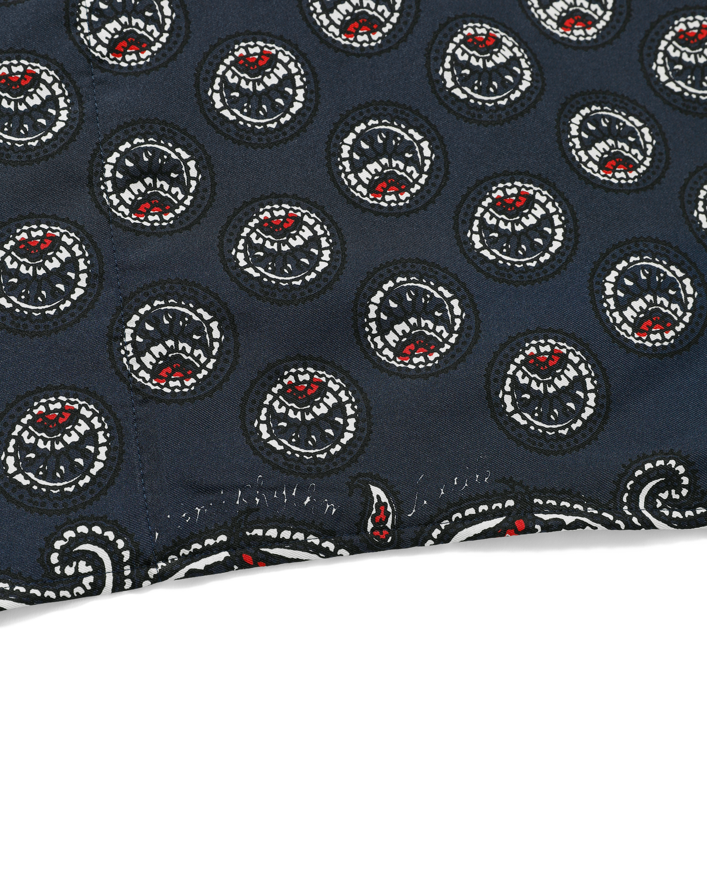 PAISLEY SILK HOODY SCARF
