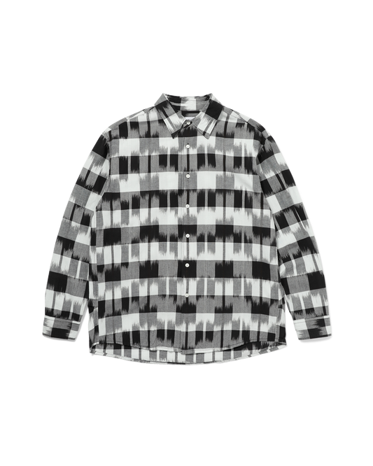 IKAT CHECK REGULAR COLLAR SHIRT