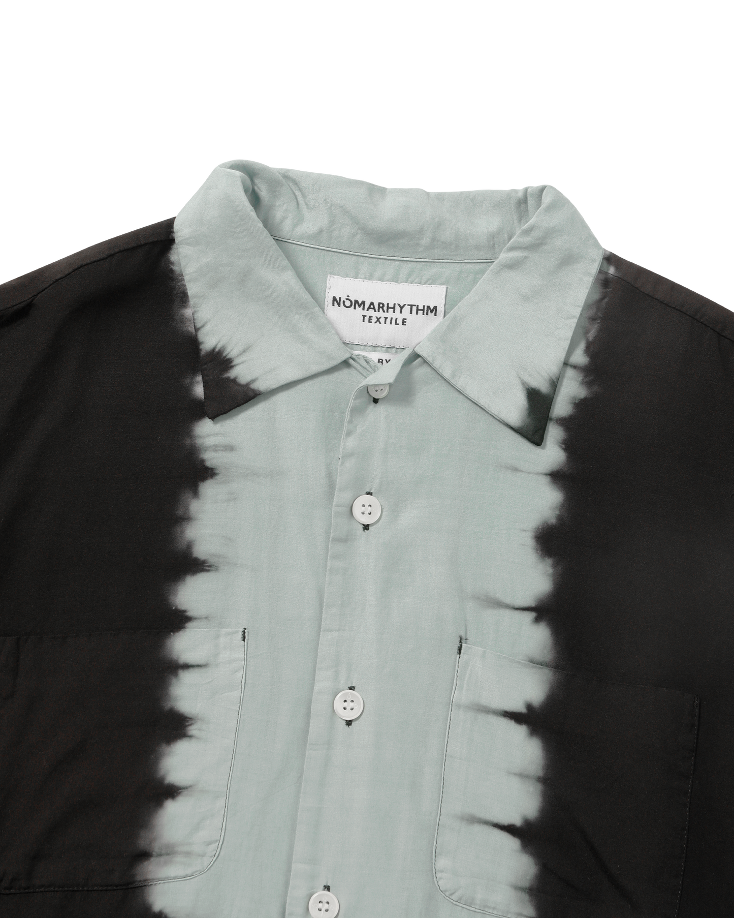 HAND DYE OPEN COLLAR SS SHIRT