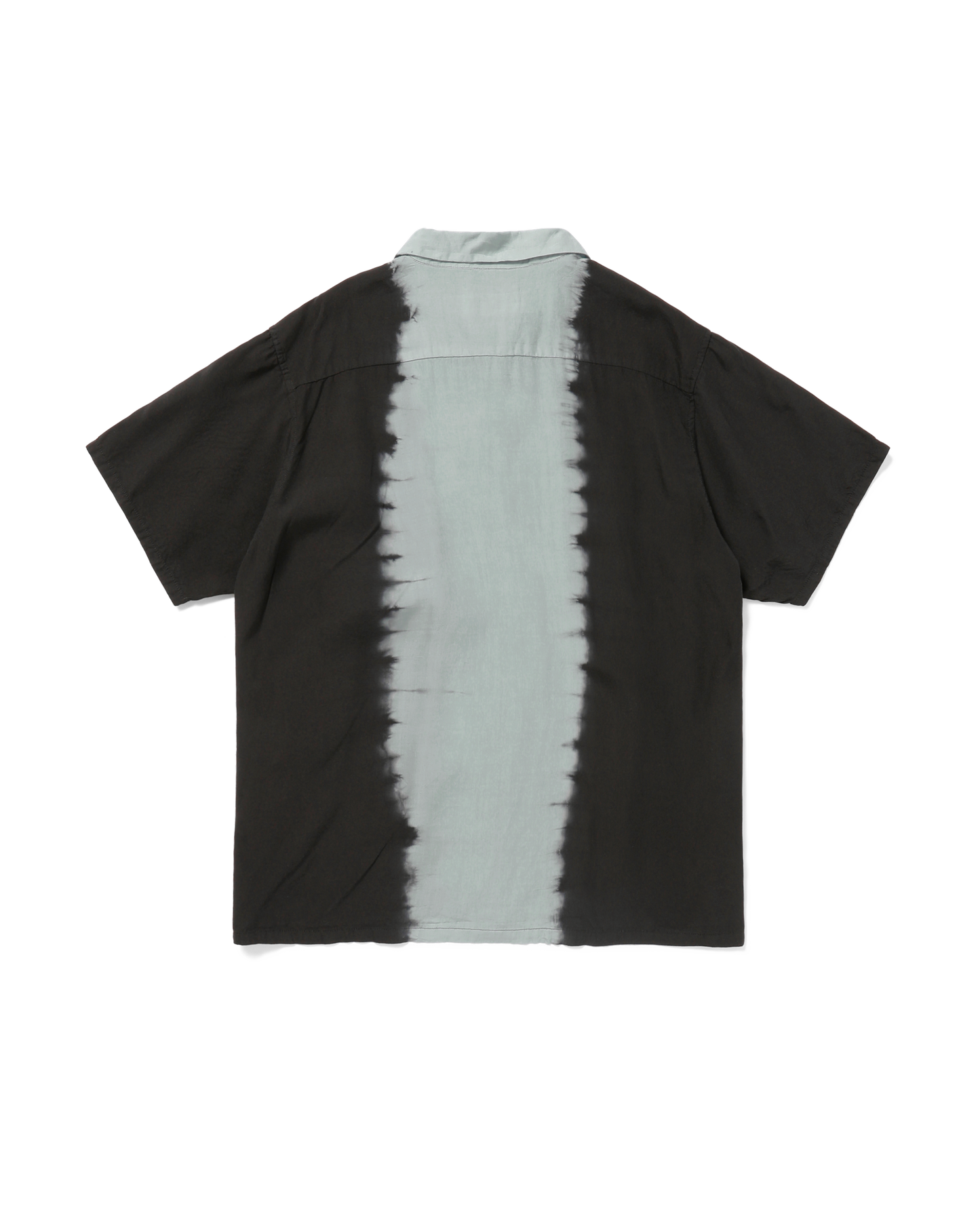 HAND DYE OPEN COLLAR SS SHIRT