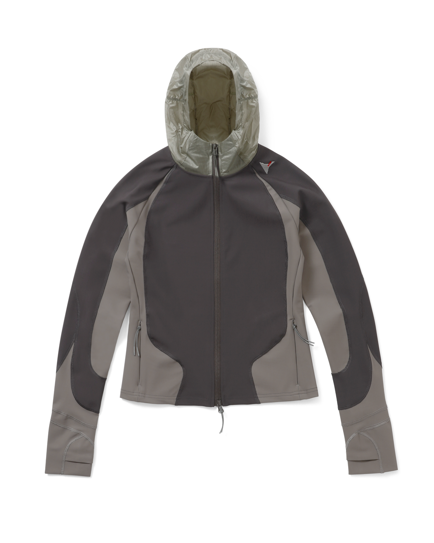 SPINE STRETCH HOODED JACKET