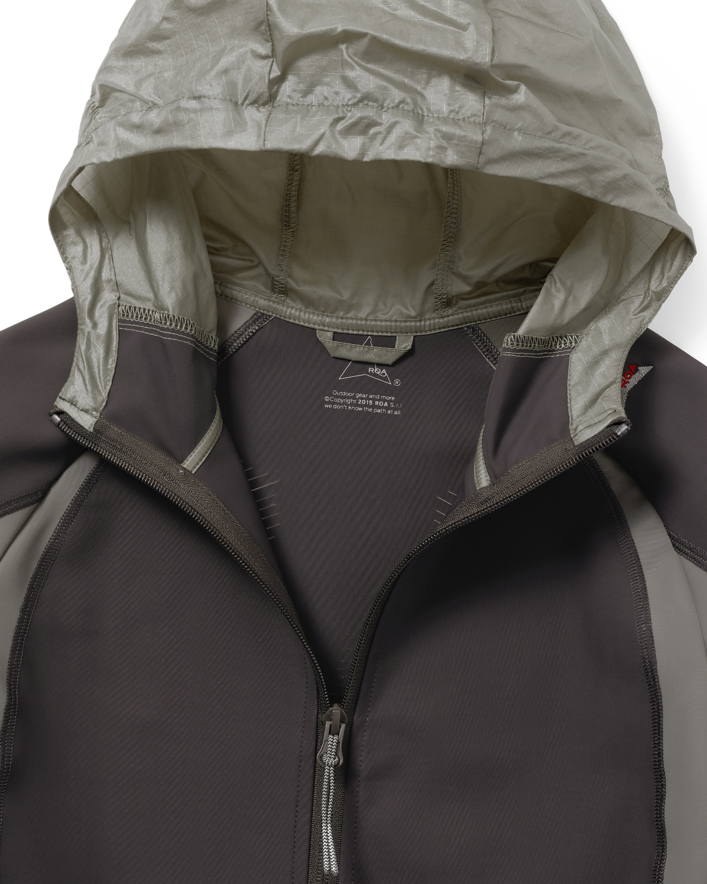 SPINE STRETCH HOODED JACKET