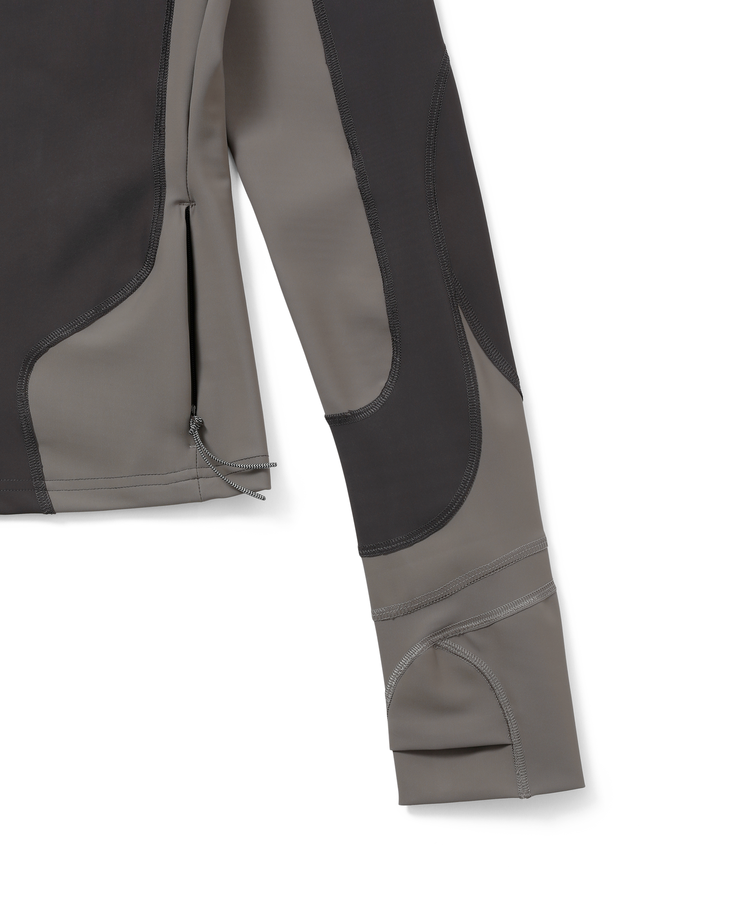 SPINE STRETCH HOODED JACKET
